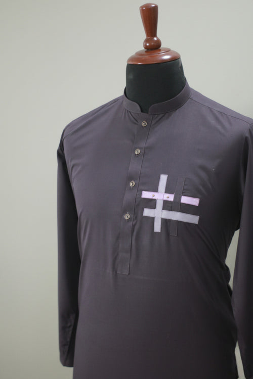 Anthracite Dark Purple Tunic