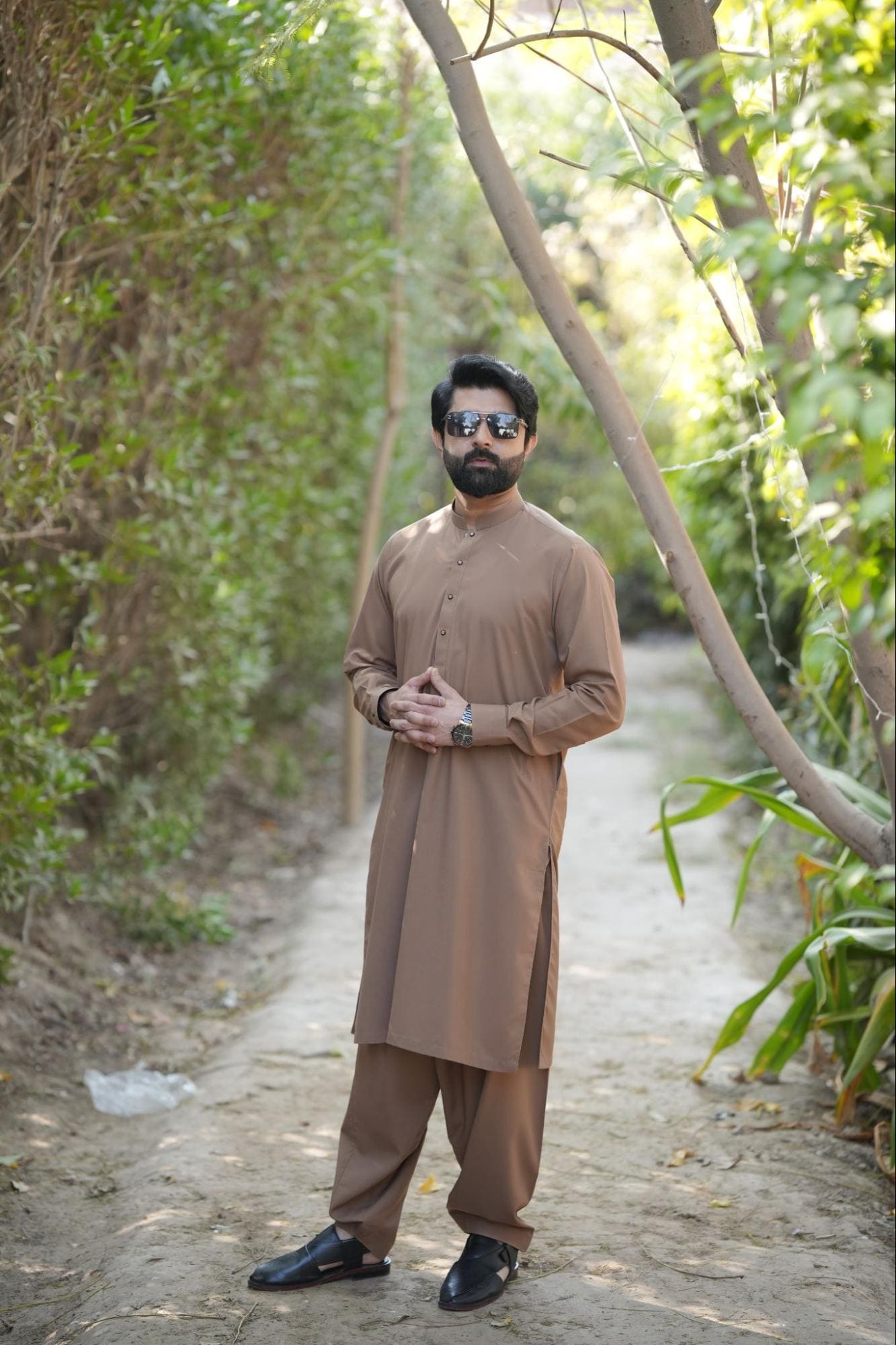 Men’s Premium Brown – Brown & Contrast & Metal Button Edition